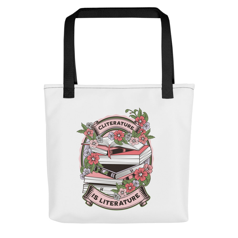 Cliterature is Literature Spring Tote bag for FireDrake Artistry