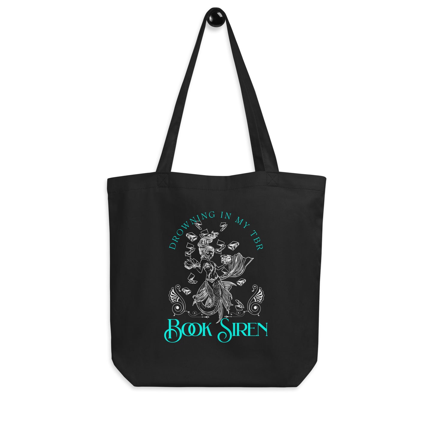 Book Siren Eco Tote Bag (BLACK)™ for FireDrake Artistry