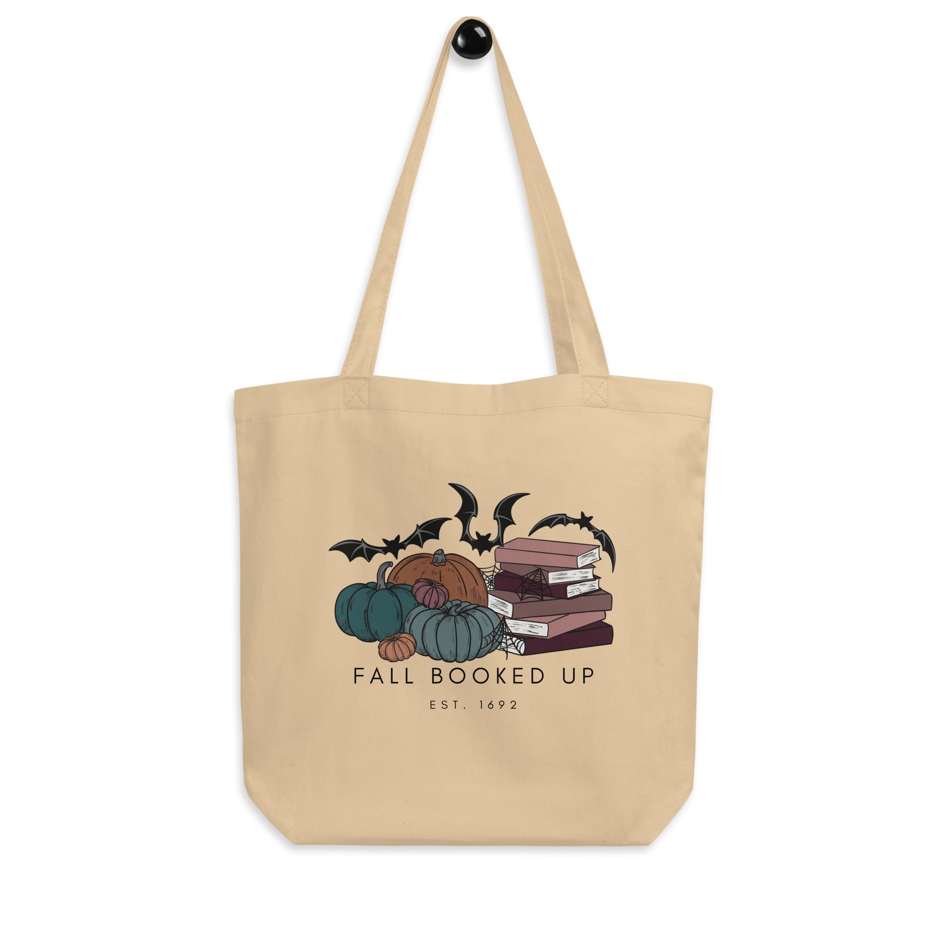 Fall Booked Up Eco Tote Bag for FireDrake Artistry