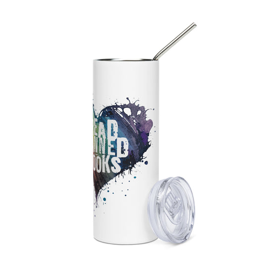 Graffiti Read Banned Books Stainless steel tumbler for FireDrake Artistry