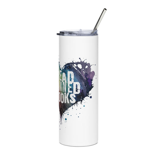 Graffiti Read Banned Books Stainless steel tumbler for FireDrake Artistry