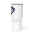 Load image into Gallery viewer, Graffiti Read Banned Books Travel mug with a handle for FireDrake Artistry
