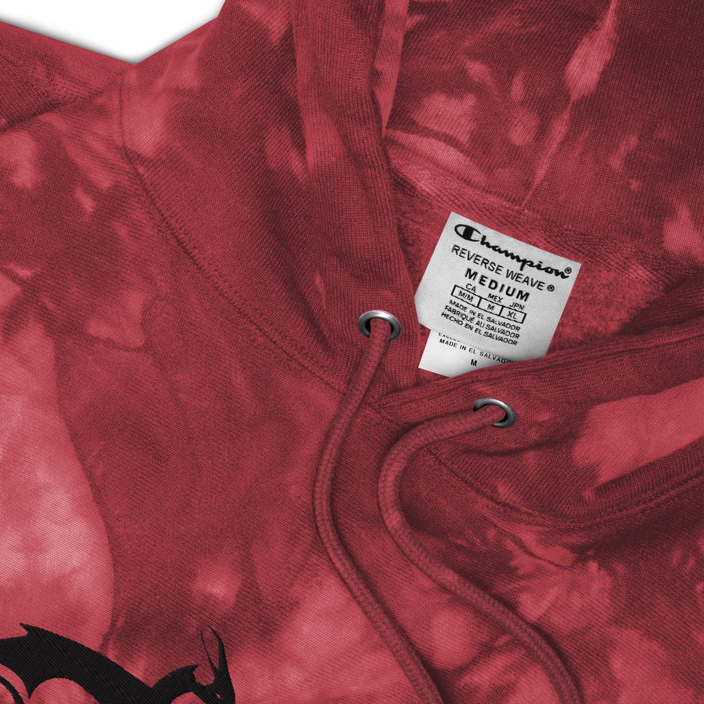 Fire Drake Artistry™ Unisex Champion tie-dye hoodie for FireDrake Artistry