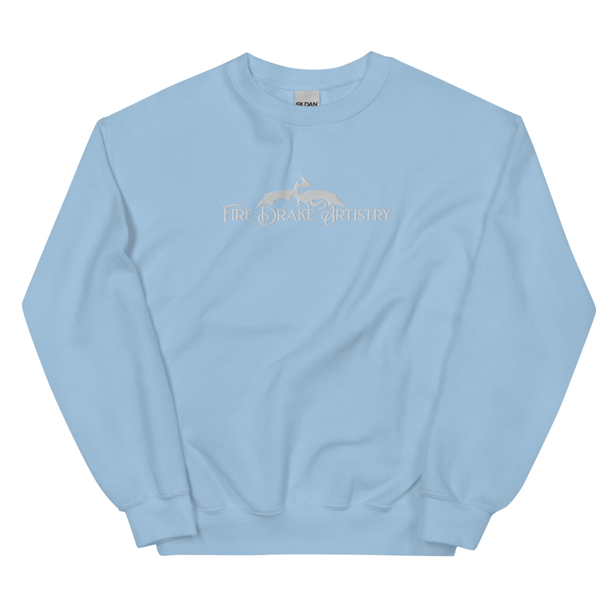 FireDrake Artistry™ Logo Embroiderd CrewUnisex Sweatshirt