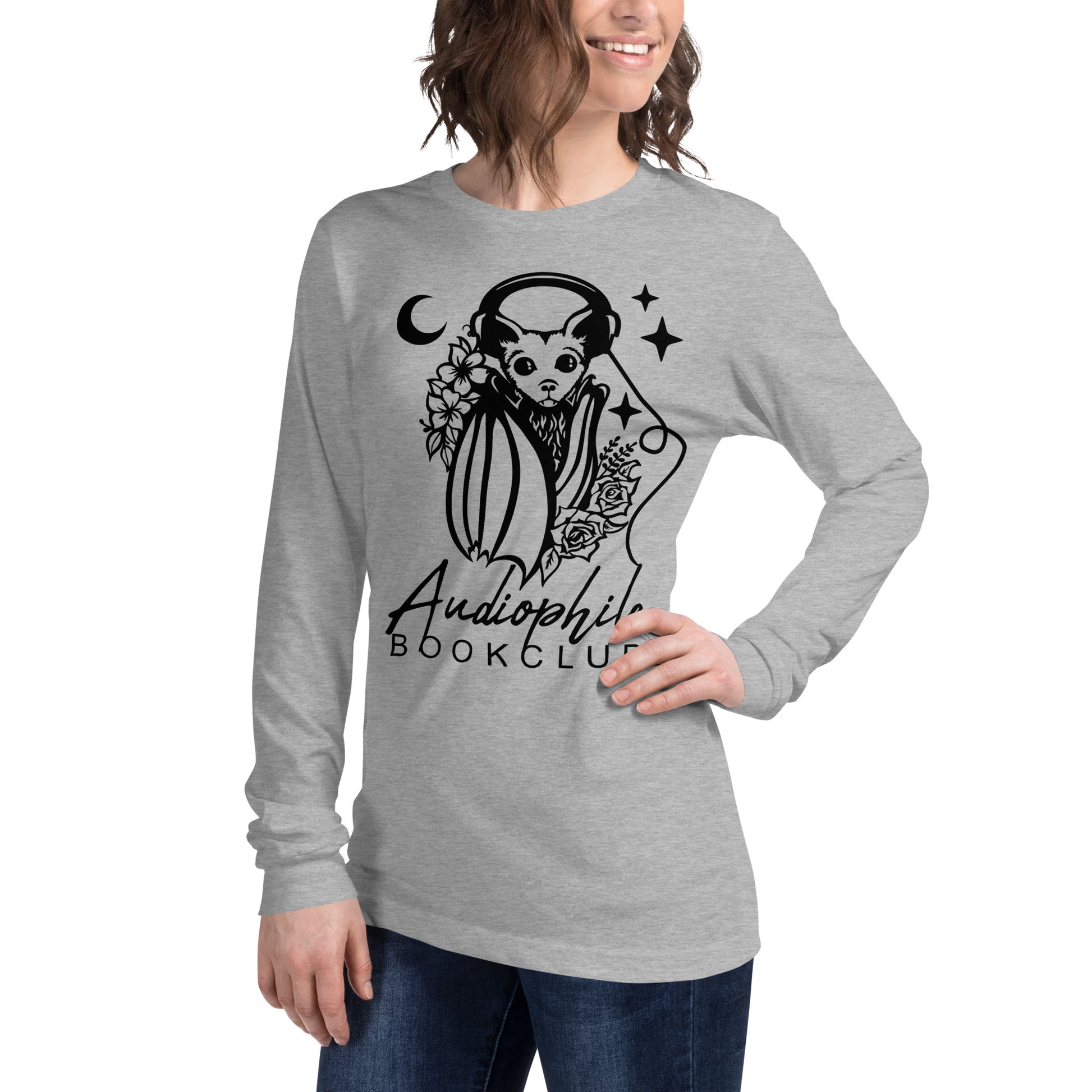 Audiophile Book Club Unisex Long Sleeve Tee from FireDrake Artistry 