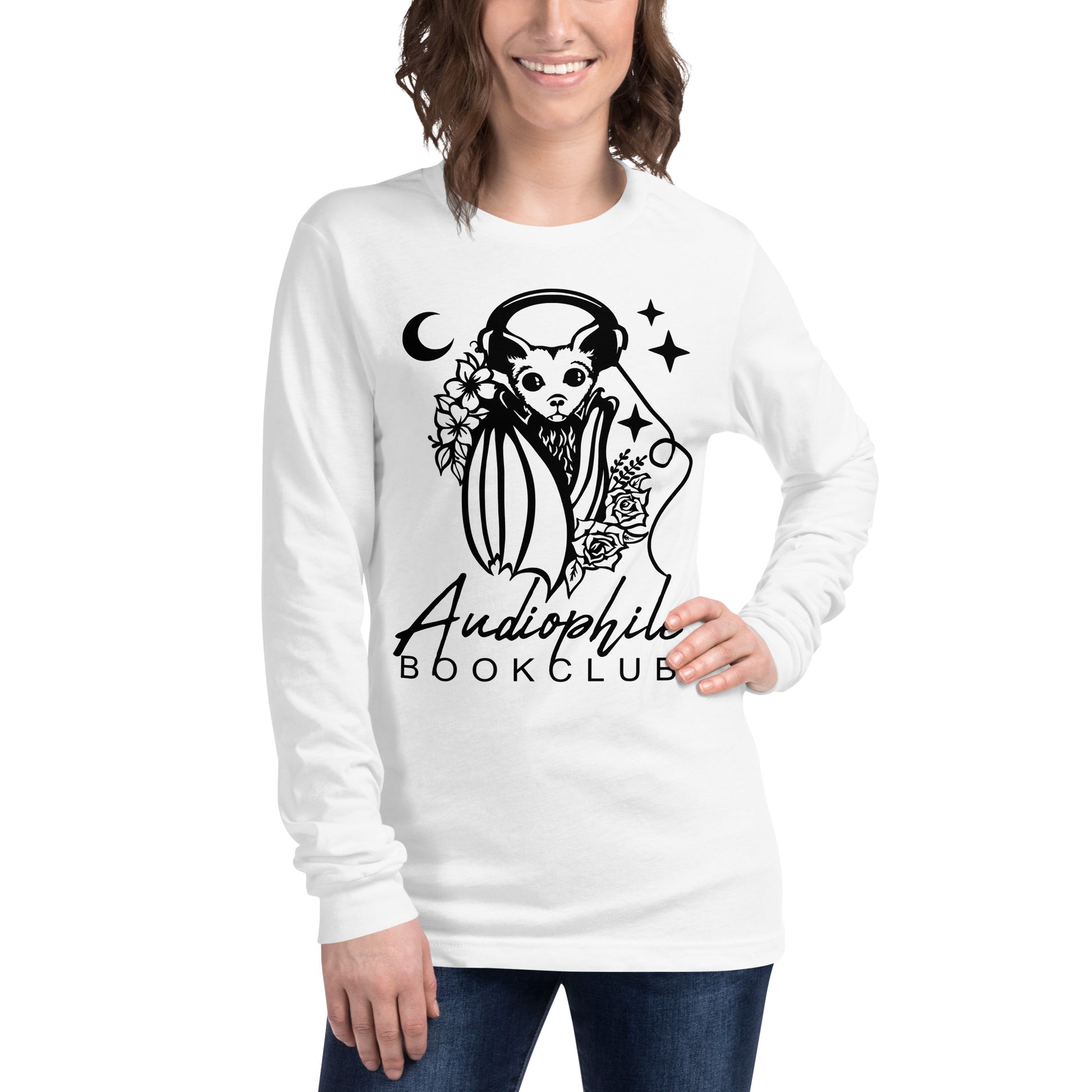 Audiophile Book Club Unisex Long Sleeve Tee from FireDrake Artistry 
