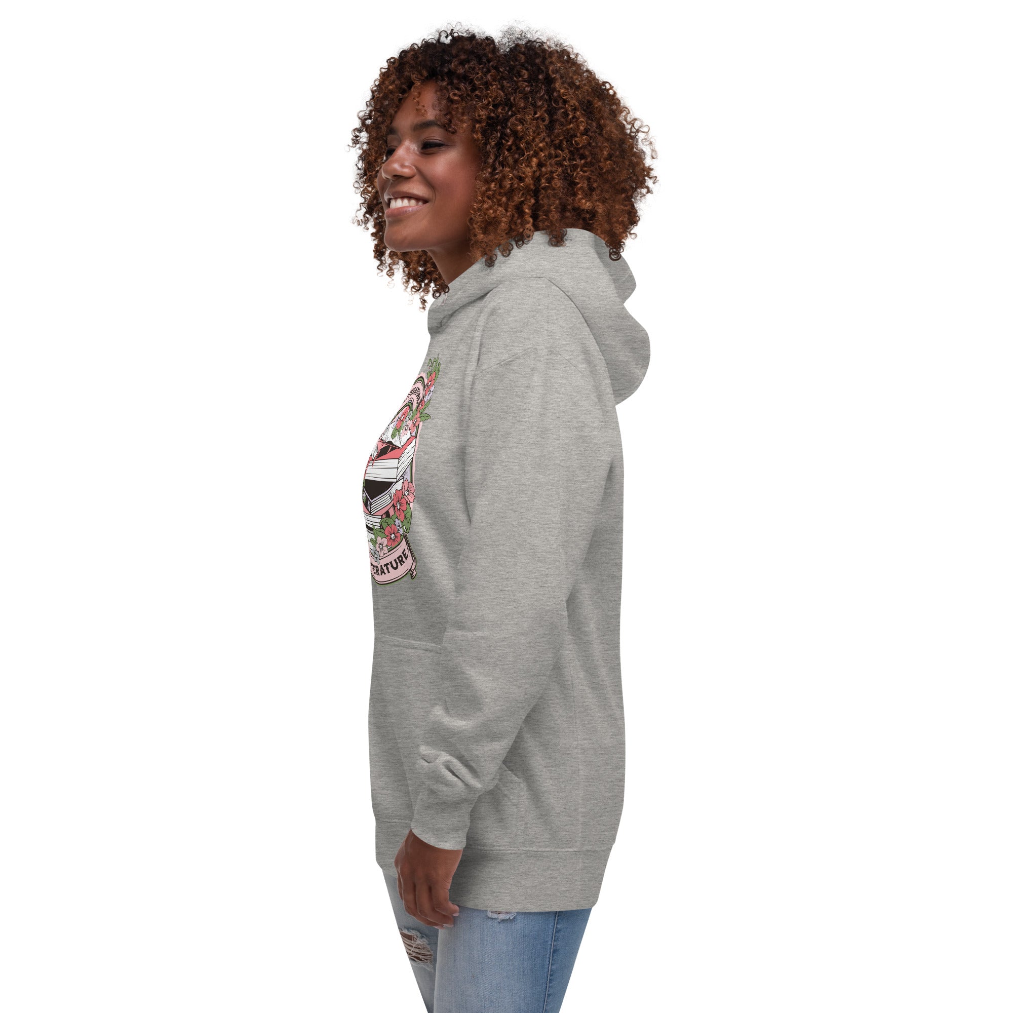 Cliterature is Literature Spring Bookstack Unisex Hoodie *NEW BRAND - CHECK SIZING*