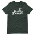 Load image into Gallery viewer, Dark Academia Unisex t-shirt - White Design for FireDrake Artistry
