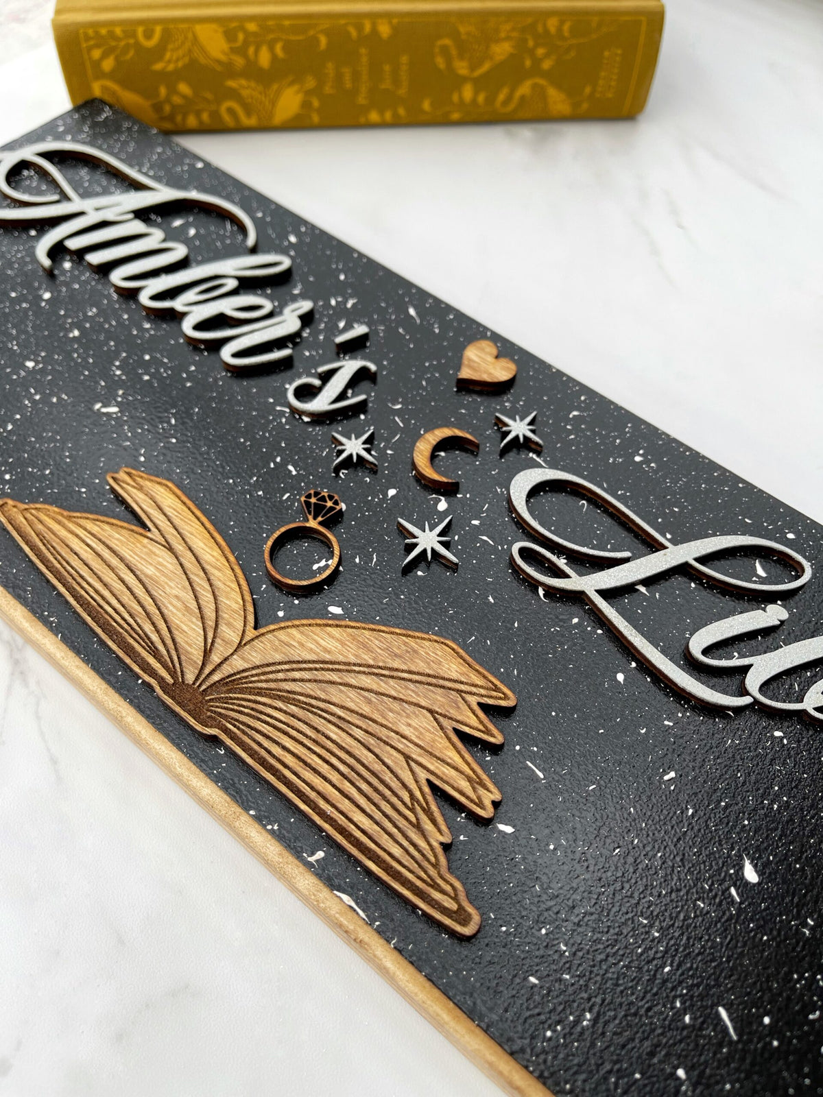 Romance Library Sign Romance Inspired Library Sign *Personalized* – firedrakeartistry