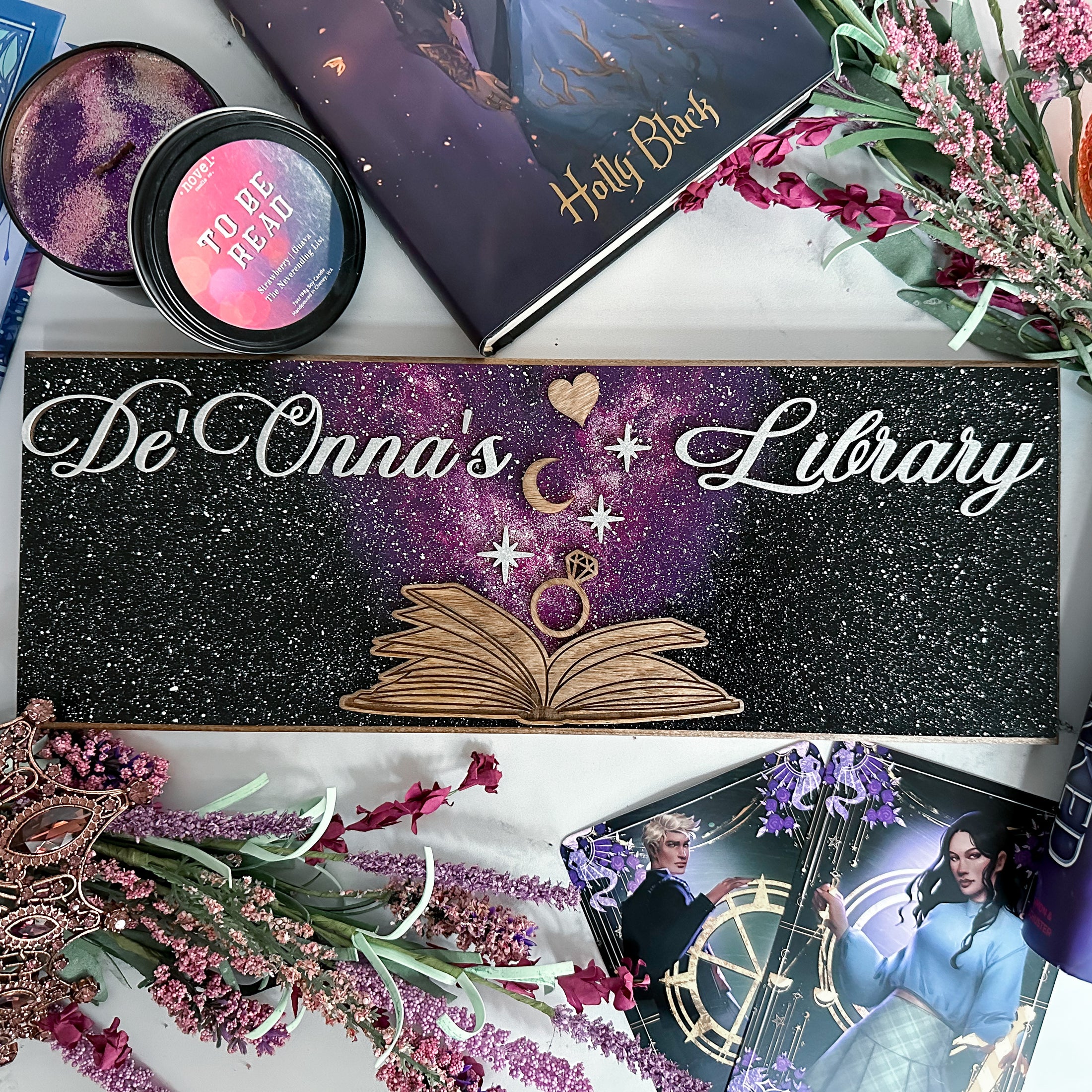 Sarah J Maas Inspired Library Sign *Personalized* by FireDrake Artistry® 