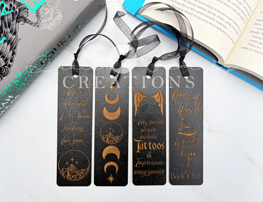 ACOTAR Night Court Bookmarks *THICK Bookmarks* - firedrakeartistry