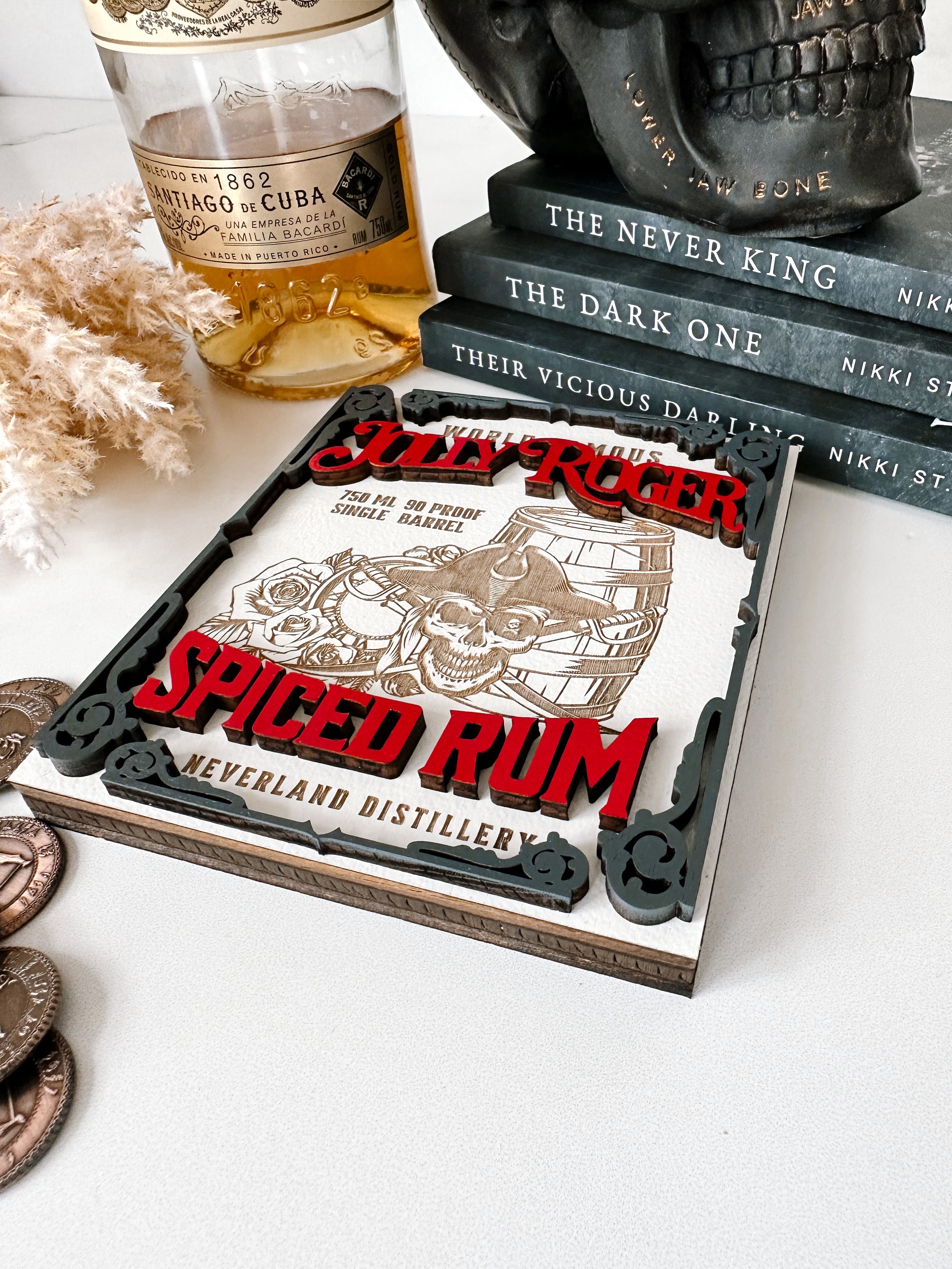 Jolly Roger Sign - Nikki St. Crowe, created by FireDrake Artistry®