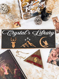 Load image into Gallery viewer, Sarah J Maas Inspired Library Sign *Personalized* - firedrakeartistry
