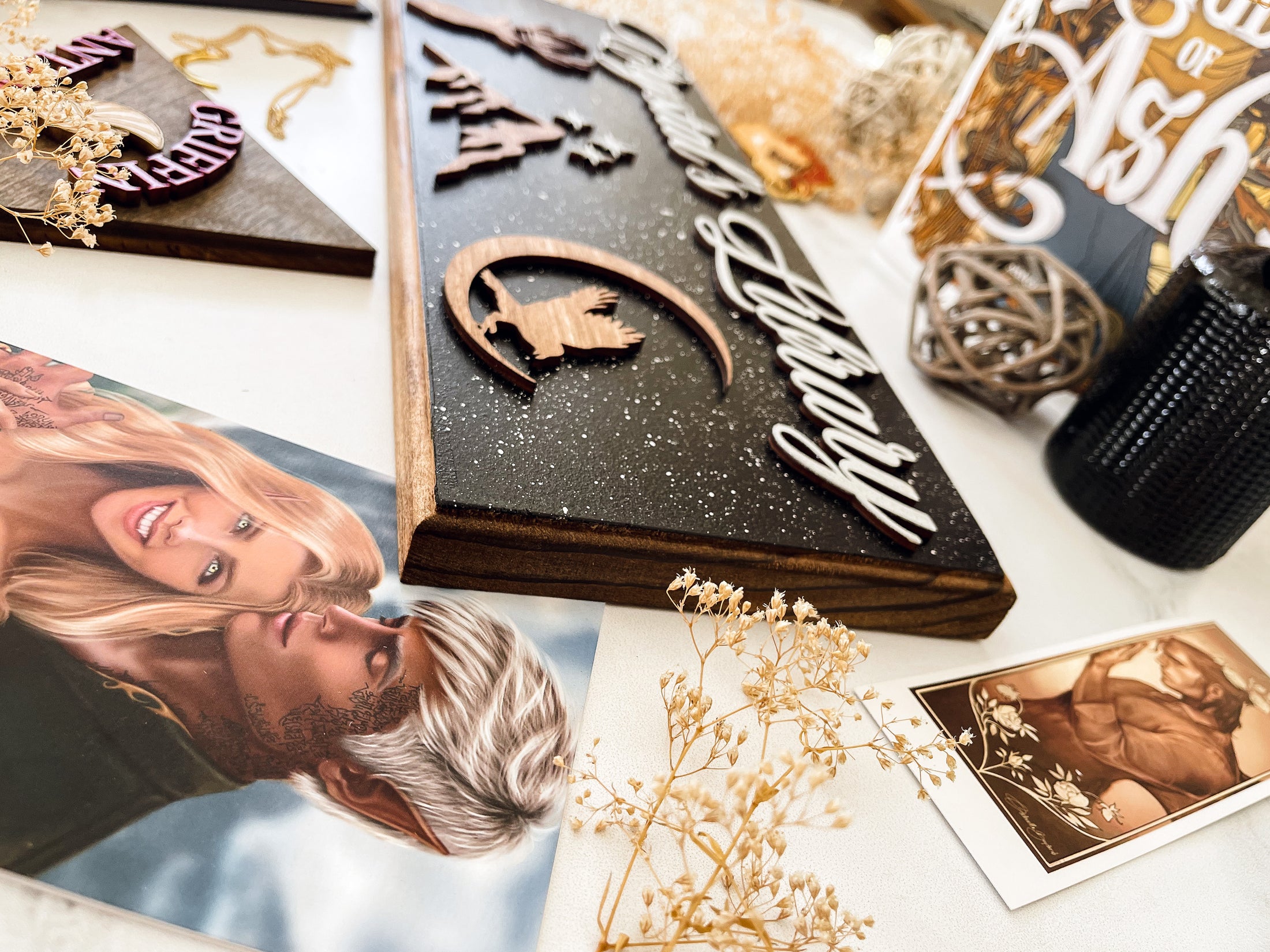 Sarah J Maas Inspired Library Sign *Personalized* by FireDrake Artistry® 