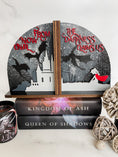 Load image into Gallery viewer, The Thirteen - Throne of Glass Bookends - firedrakeartistry

