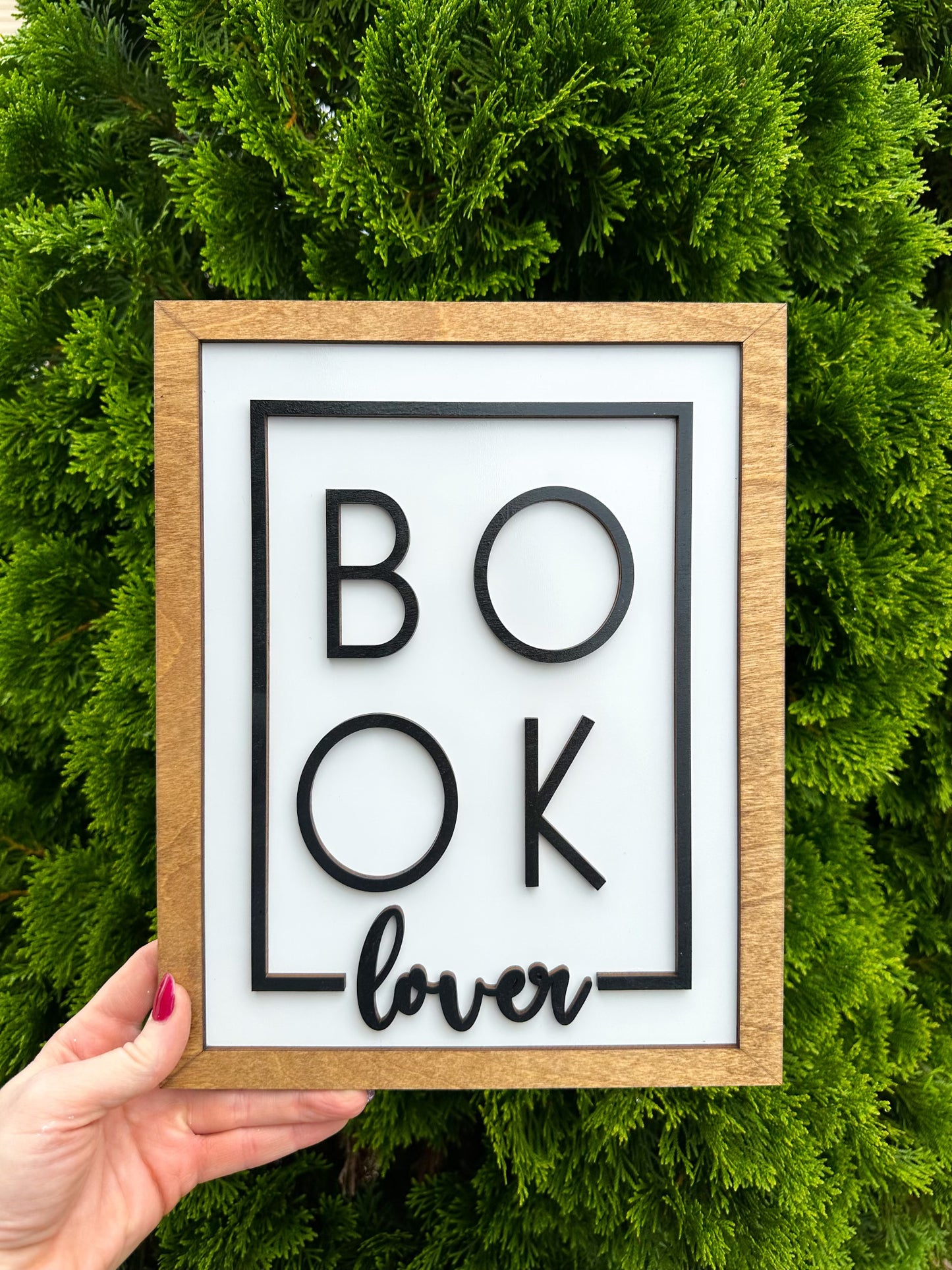 Book Lover Shelf Sign - firedrakeartistry