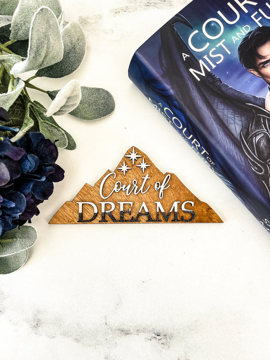 Court of Dreams Mountain Shelf Sign by FireDrake Artistry® 