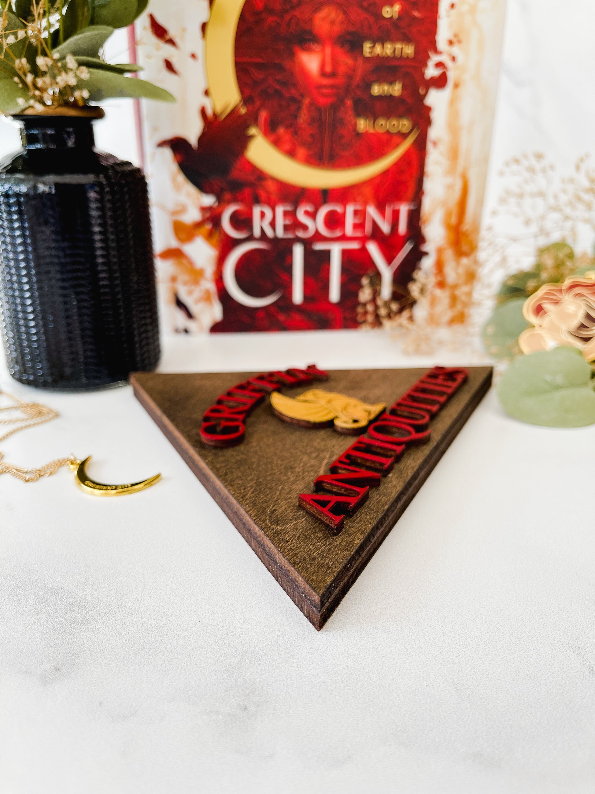 Griffin Antiquities Pyramid Mini Sign - firedrakeartistry