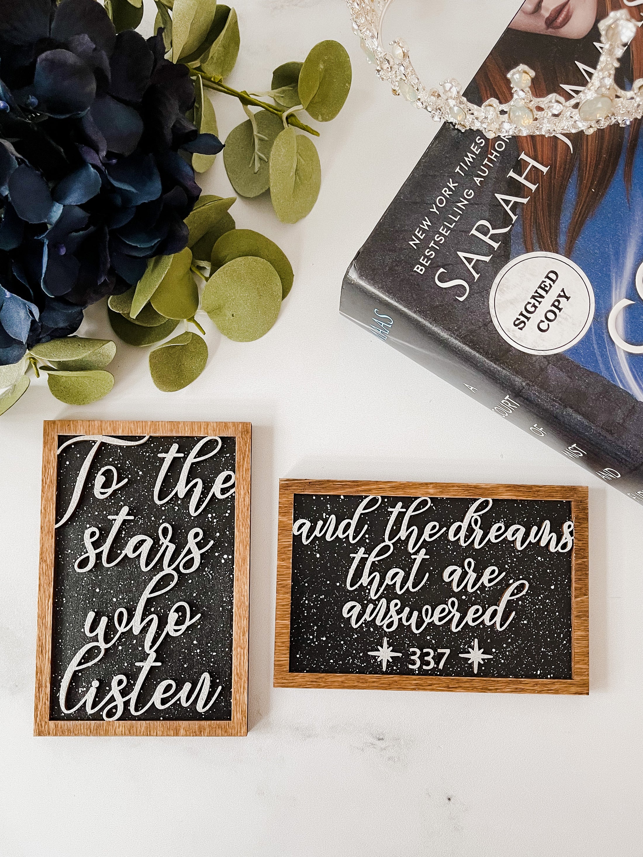"To the Stars" Quote Mini Signs - firedrakeartistry