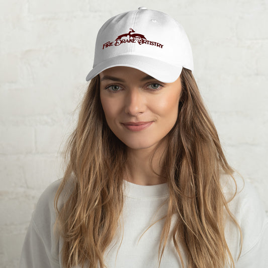 FireDrake Artistry™ Embroidered Dad hat for FireDrake Artistry