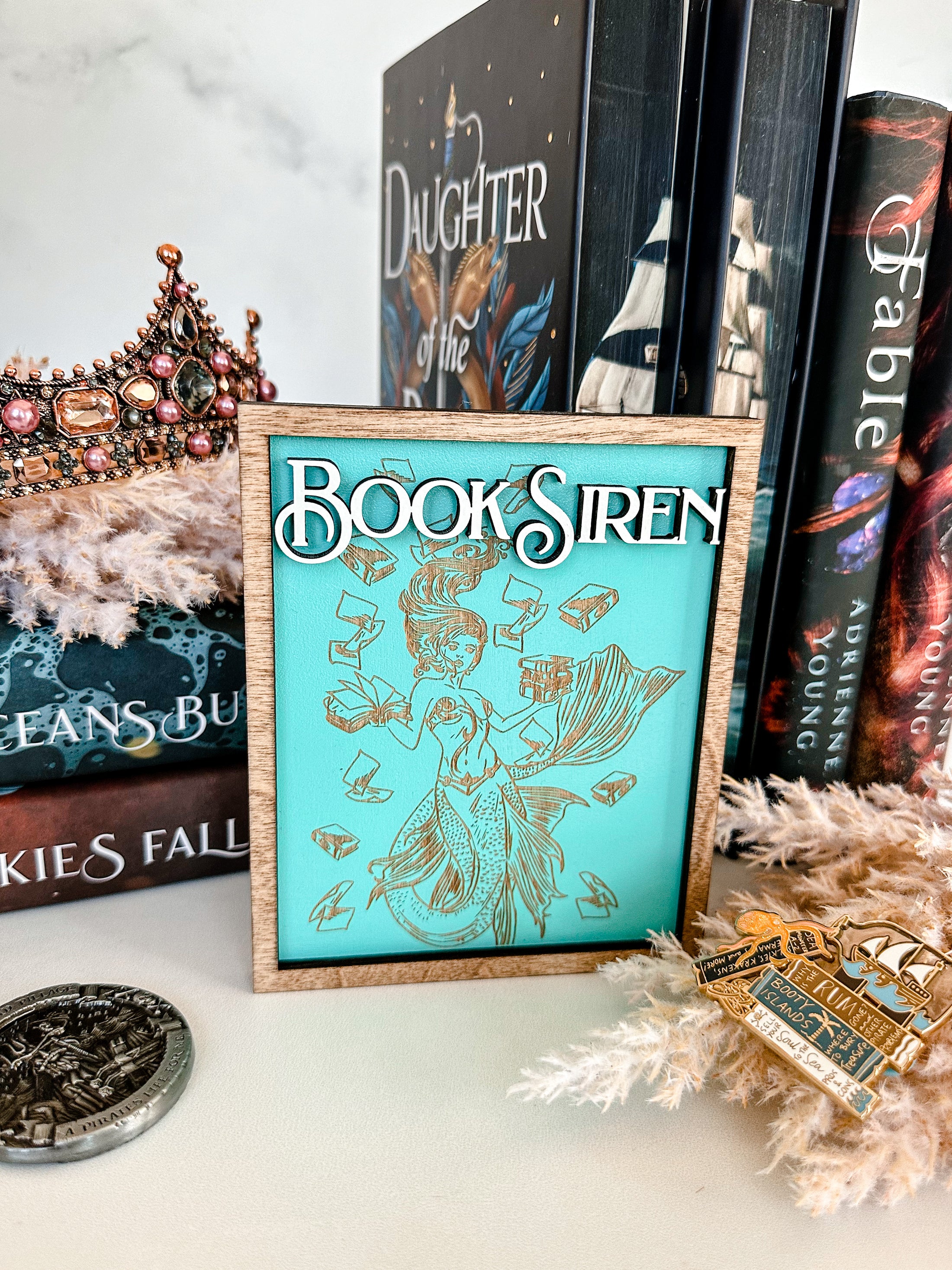 Book Siren™ sign by FireDrake Artistry®
