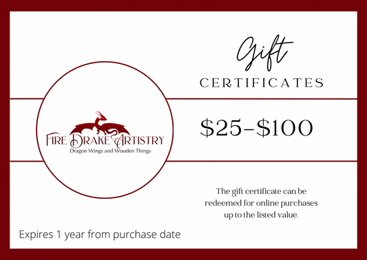 Gift Card for FireDrake Artistry