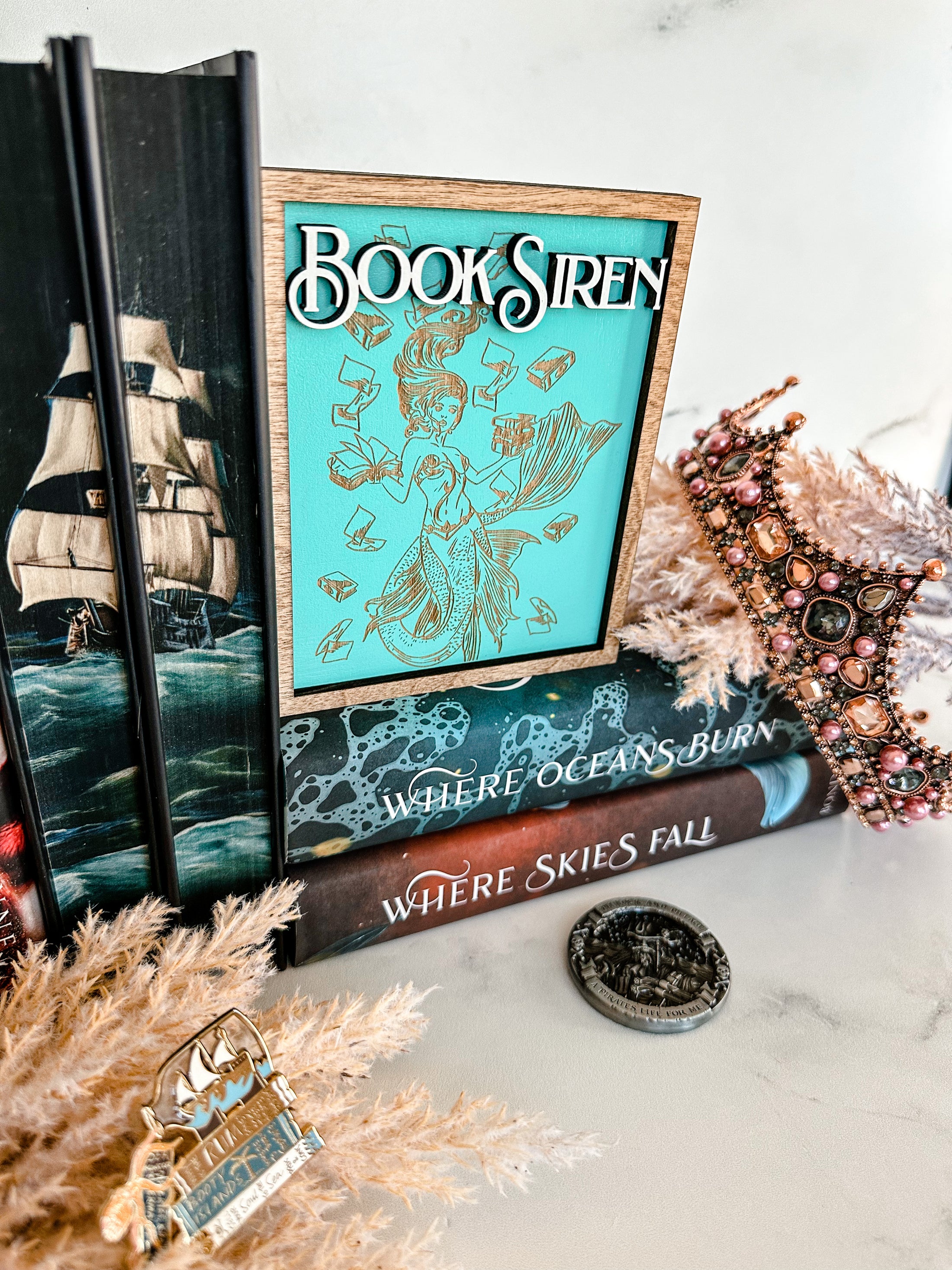 Book Siren™ sign by FireDrake Artistry®