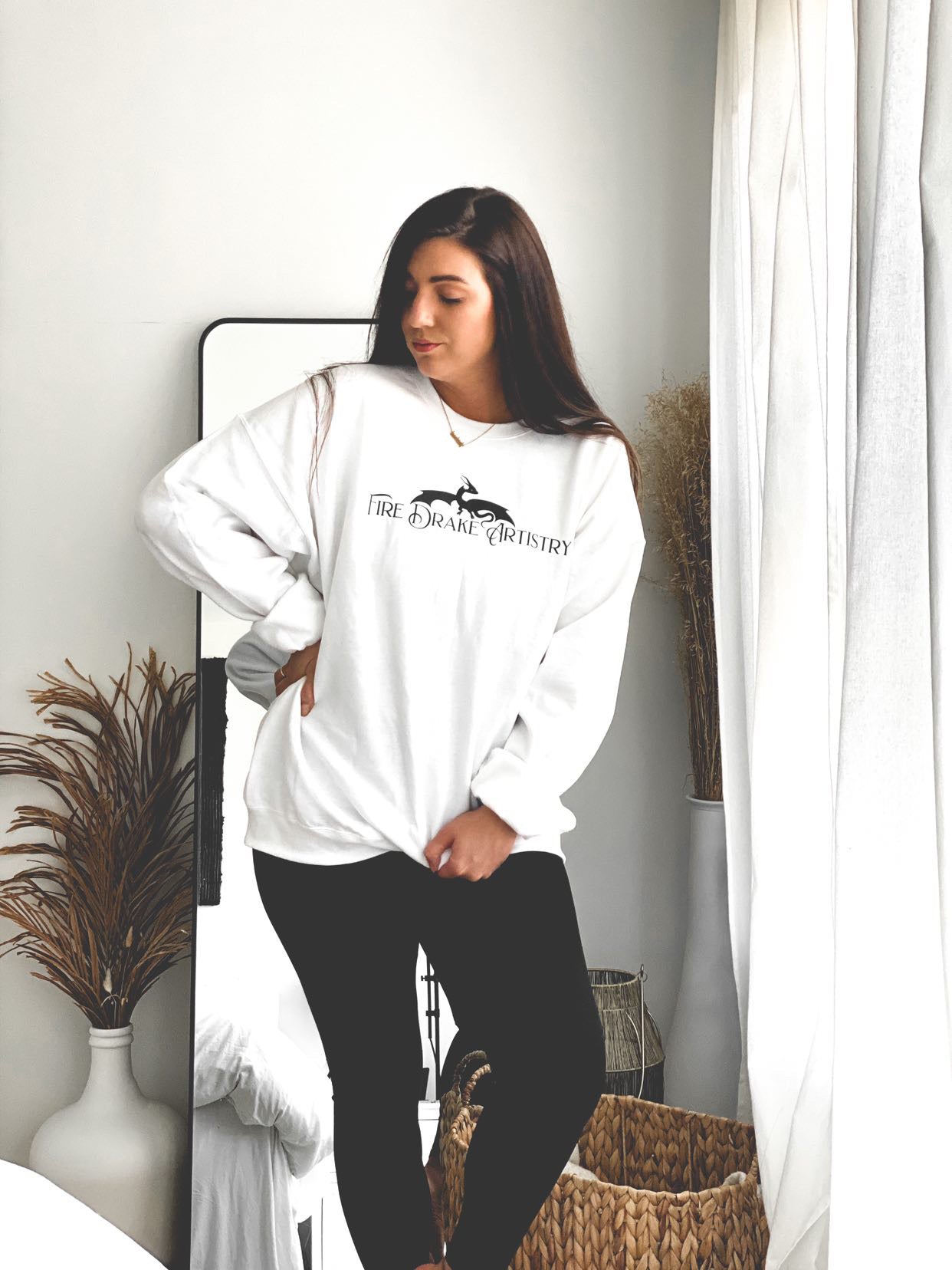 Fire Drake Artistry Logo Unisex Sweatshirt Merch™ for FireDrake Artistry