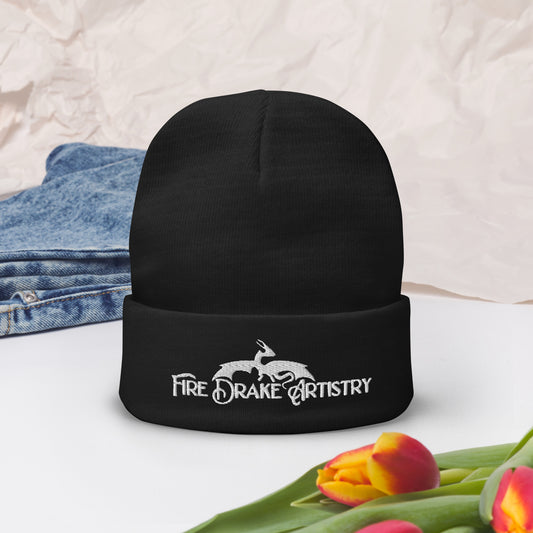 FireDrake Artistry™ Embroidered Beanie Merch™ for FireDrake Artistry