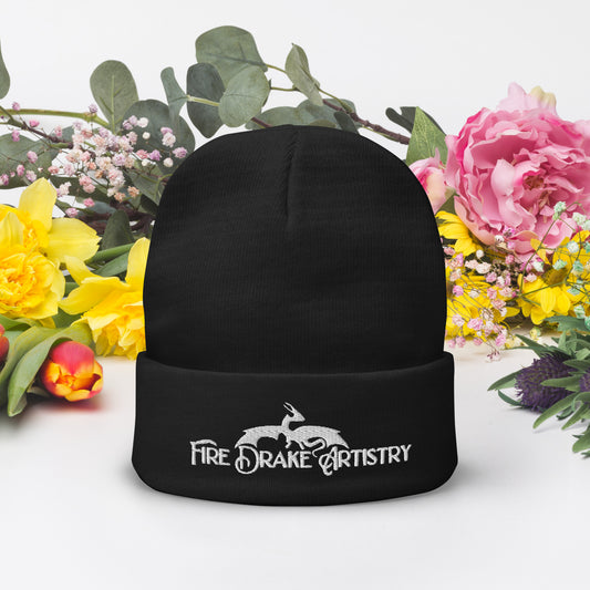 FireDrake Artistry™ Embroidered Beanie Merch™ for FireDrake Artistry