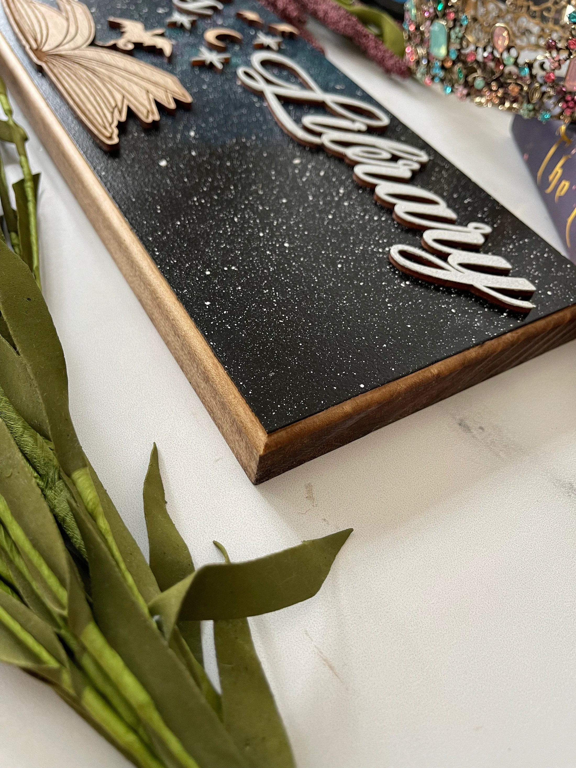 Fantasy Inspired Library Sign *Personalized* – firedrakeartistry