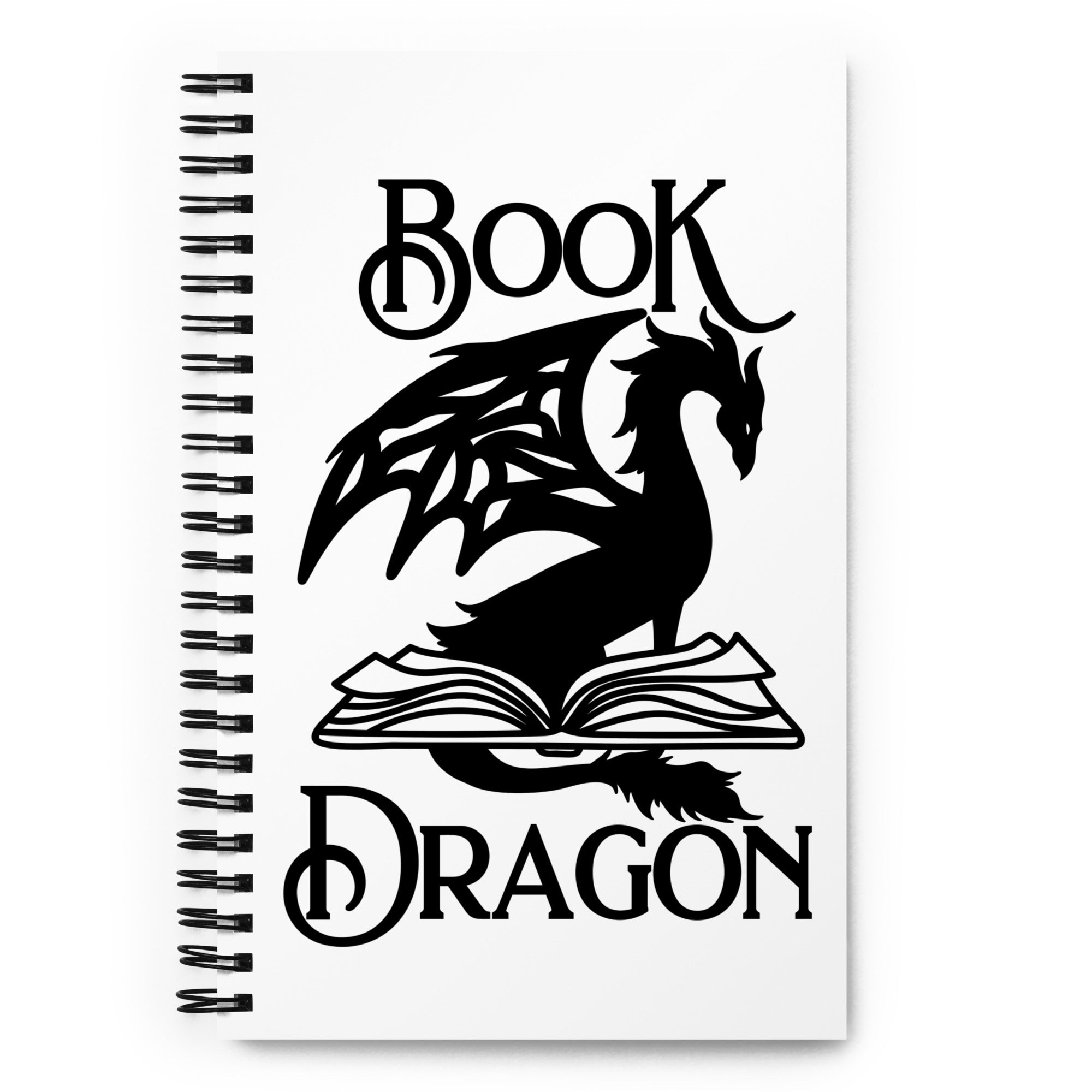 Book Dragon Spiral notebook for FireDrake Artistry