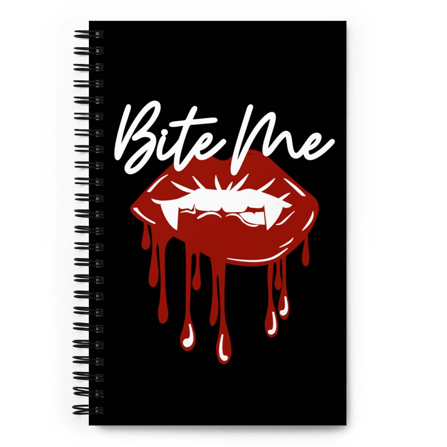 Bite Me spiral notebook for FireDrake Artistry