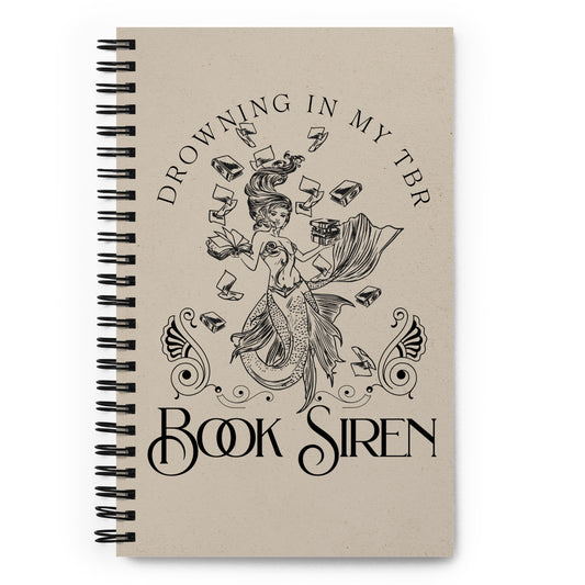 Book Siren Spiral Notebook (Map)™ for FireDrake Artistry
