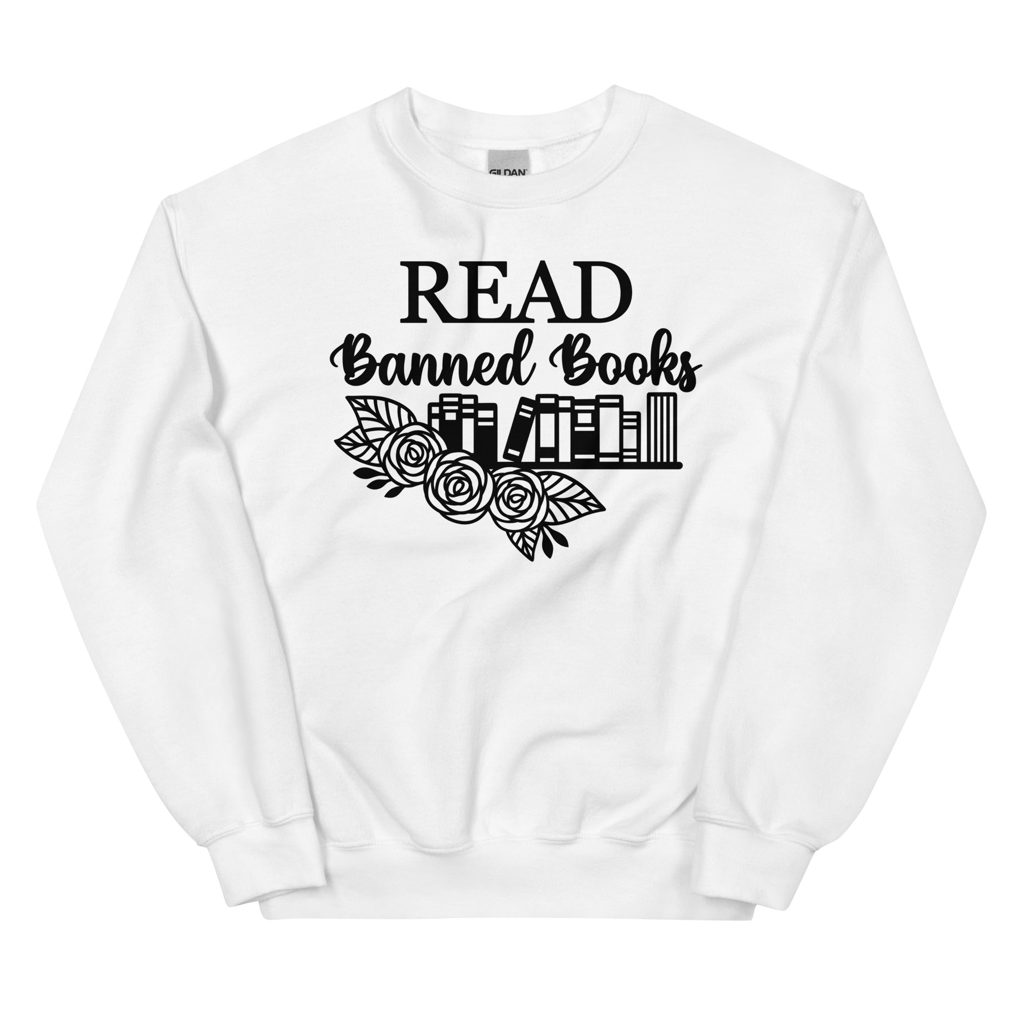 Read Banned Books Unisex Sweatshirt for FireDrake Artistry