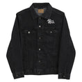 Load image into Gallery viewer, Book Dragon Unisex denim jacket for FireDrake Artistry
