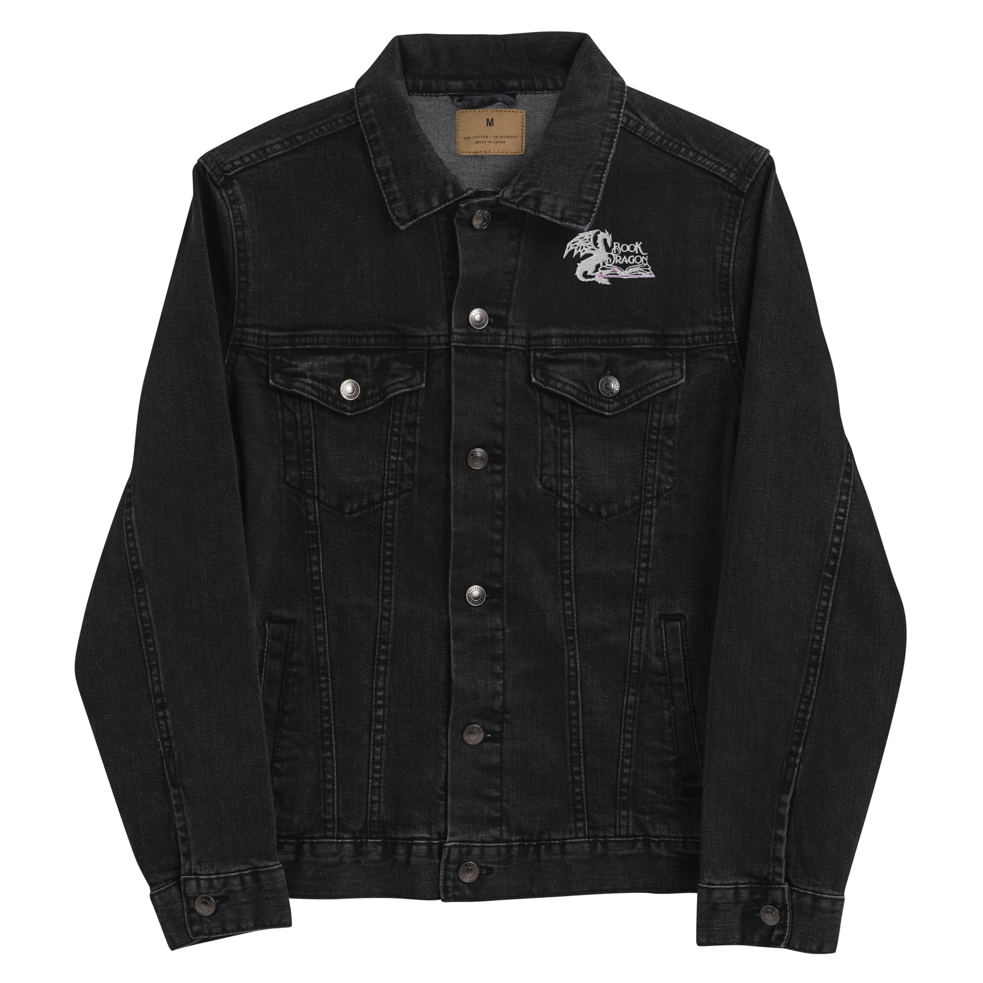 Book Dragon Unisex denim jacket for FireDrake Artistry