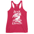 Load image into Gallery viewer, Book Dragon Women's Racerback Tank for FireDrake Artistry
