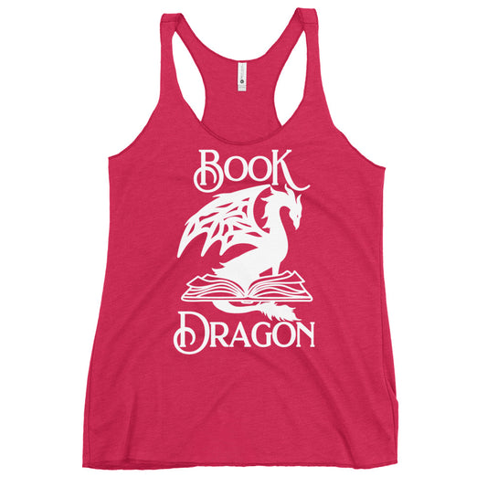 Book Dragon Women's Racerback Tank for FireDrake Artistry